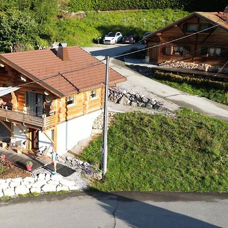 Chalet Anzac Chalet 5 Etoiles En Rondins Tout Neuf Unique Dans Les Aravis Les Villards-sur-Thones Bagian luar foto