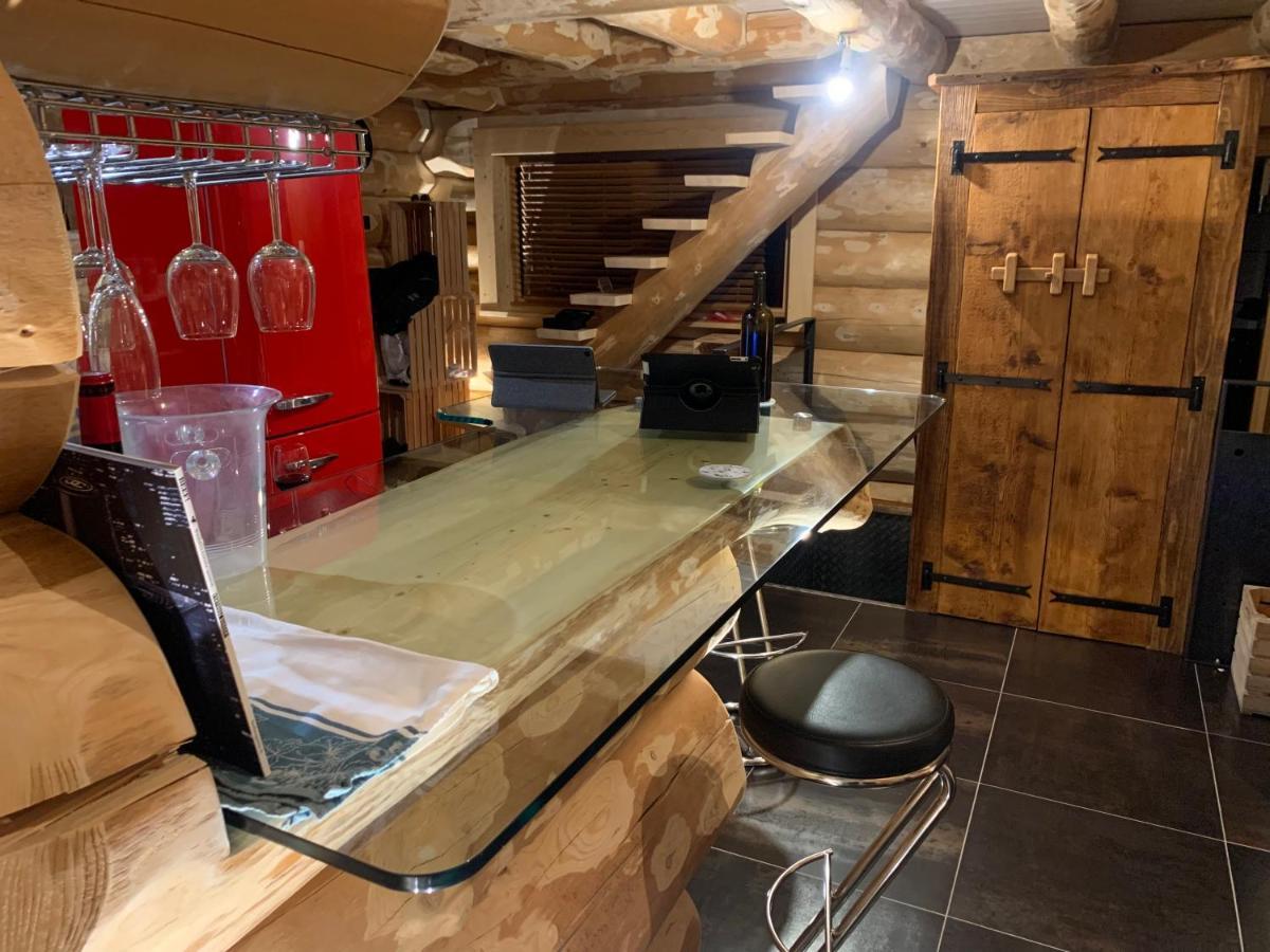 Chalet Anzac Chalet 5 Etoiles En Rondins Tout Neuf Unique Dans Les Aravis Les Villards-sur-Thones Bagian luar foto