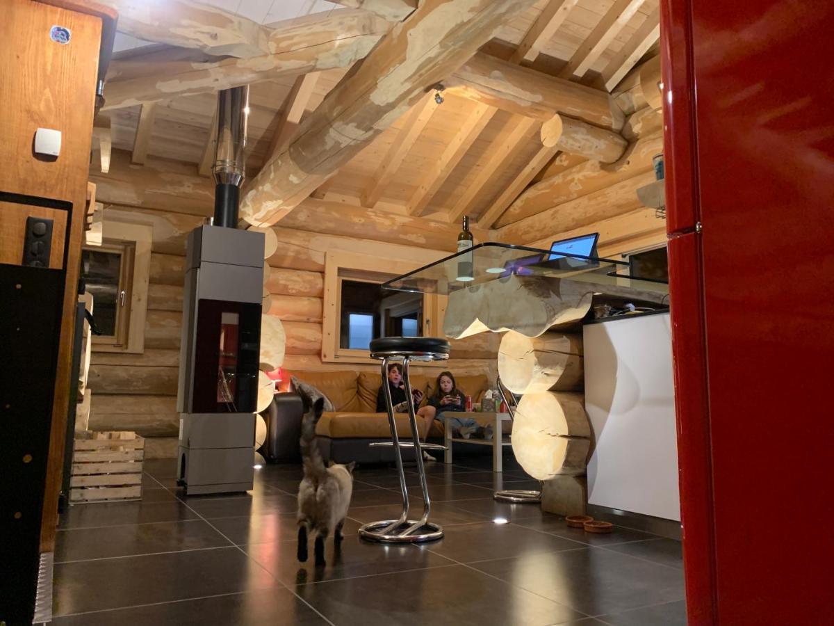 Chalet Anzac Chalet 5 Etoiles En Rondins Tout Neuf Unique Dans Les Aravis Les Villards-sur-Thones Bagian luar foto