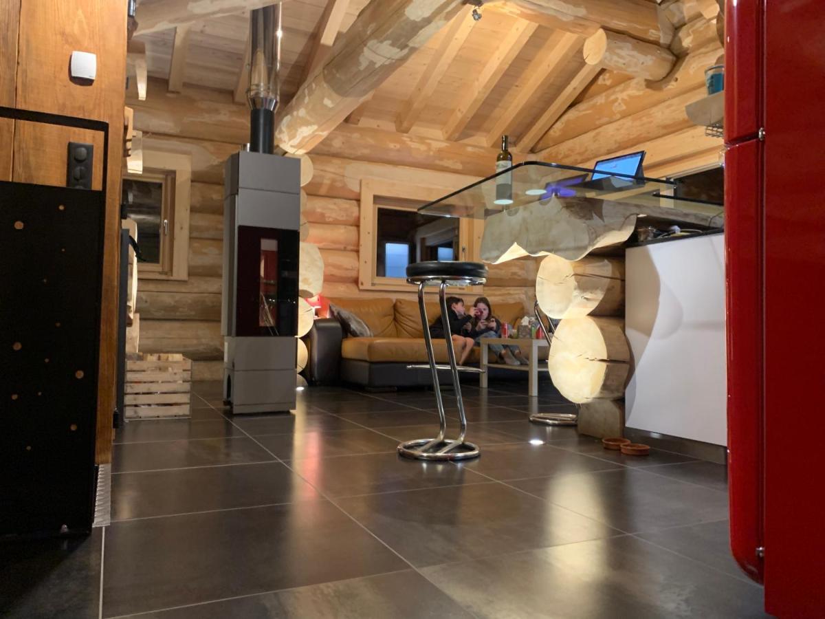Chalet Anzac Chalet 5 Etoiles En Rondins Tout Neuf Unique Dans Les Aravis Les Villards-sur-Thones Bagian luar foto