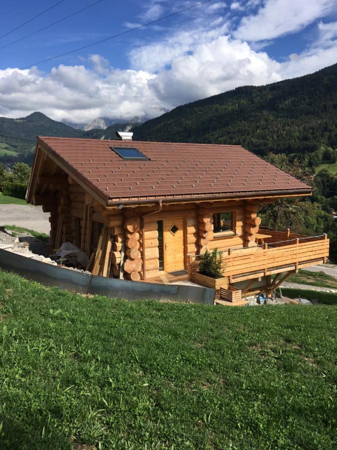 Chalet Anzac Chalet 5 Etoiles En Rondins Tout Neuf Unique Dans Les Aravis Les Villards-sur-Thones Bagian luar foto