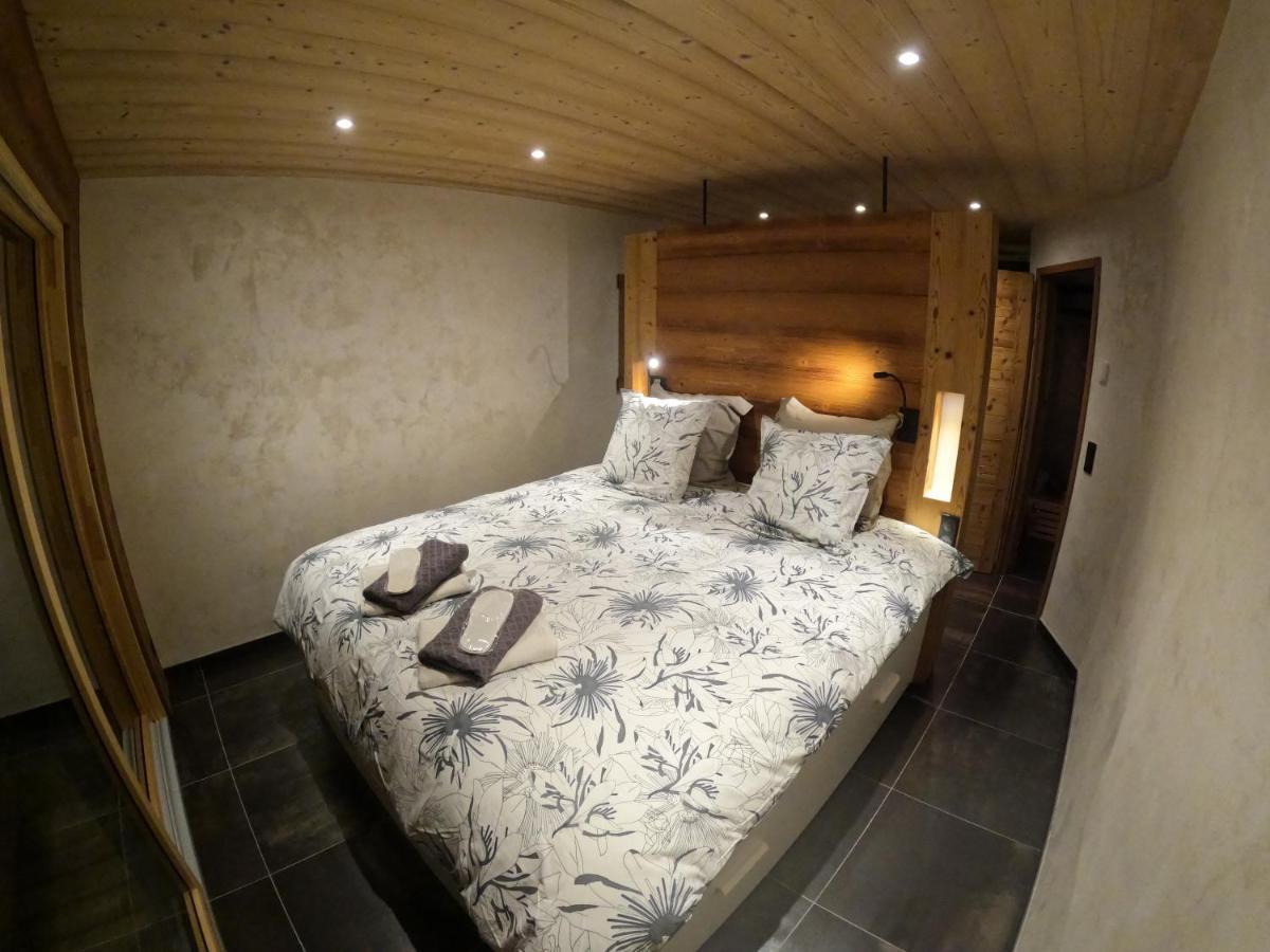 Chalet Anzac Chalet 5 Etoiles En Rondins Tout Neuf Unique Dans Les Aravis Les Villards-sur-Thones Bagian luar foto