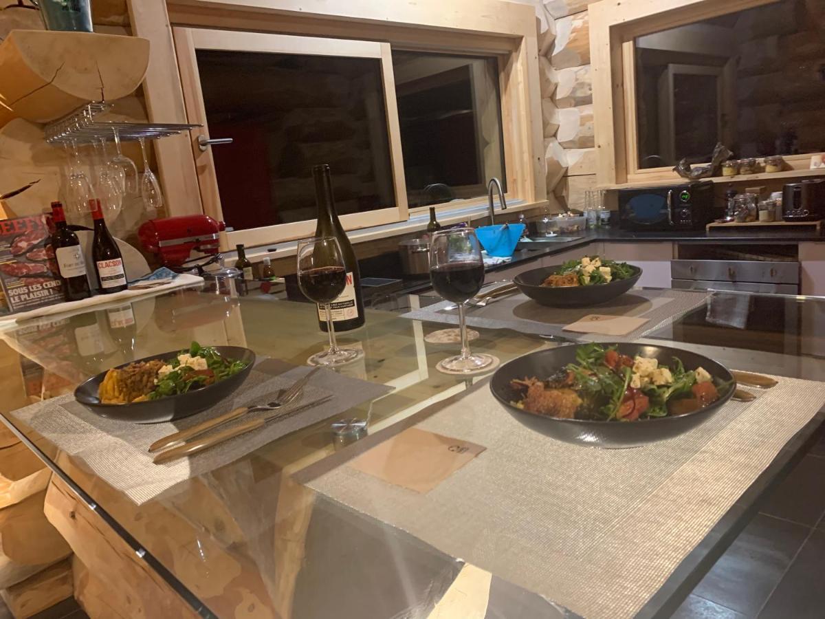 Chalet Anzac Chalet 5 Etoiles En Rondins Tout Neuf Unique Dans Les Aravis Les Villards-sur-Thones Bagian luar foto
