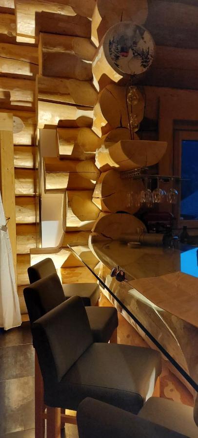 Chalet Anzac Chalet 5 Etoiles En Rondins Tout Neuf Unique Dans Les Aravis Les Villards-sur-Thones Bagian luar foto