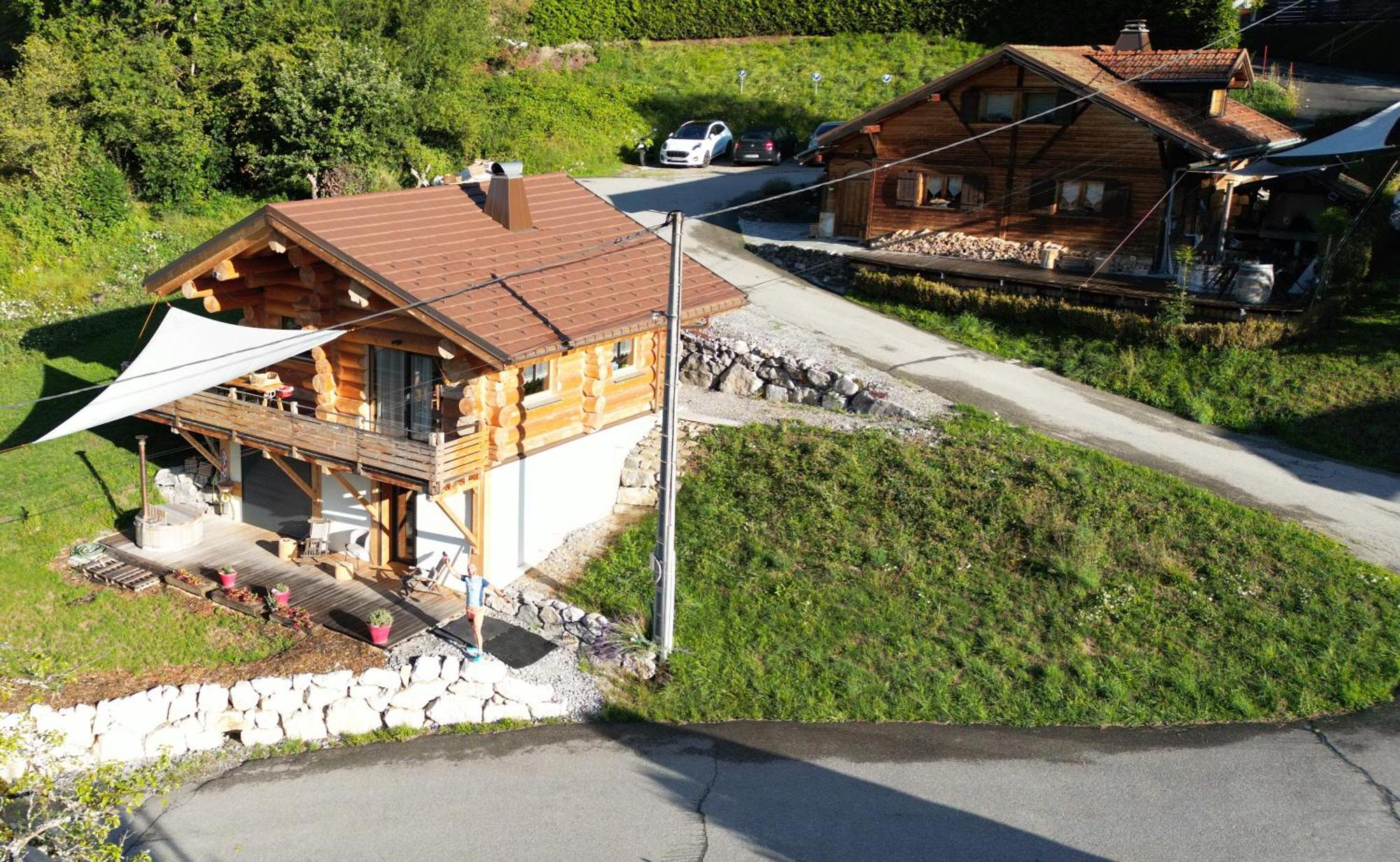 Chalet Anzac Chalet 5 Etoiles En Rondins Tout Neuf Unique Dans Les Aravis Les Villards-sur-Thones Bagian luar foto